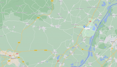 localisation du chantier d'une maison à ossature bois à Seltz, 67470, Bas-Rhin, Alsace, proche de Haguenau et Lauterbourg