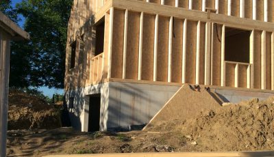 Structure d'un chantier à ossature bois Betschdorf , Bas-rhin ,Alsace