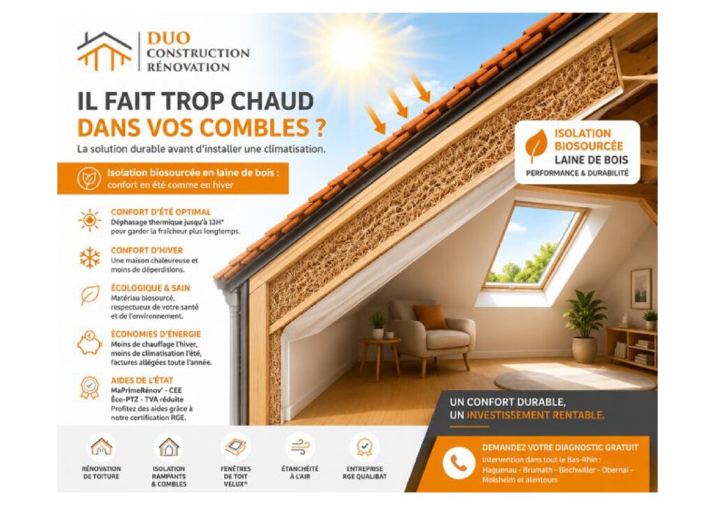 Trop chaud dans vos combles aménagés ?