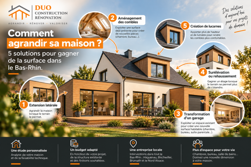 5 solutions pour agrandir sa maison dans le Bas-Rhin